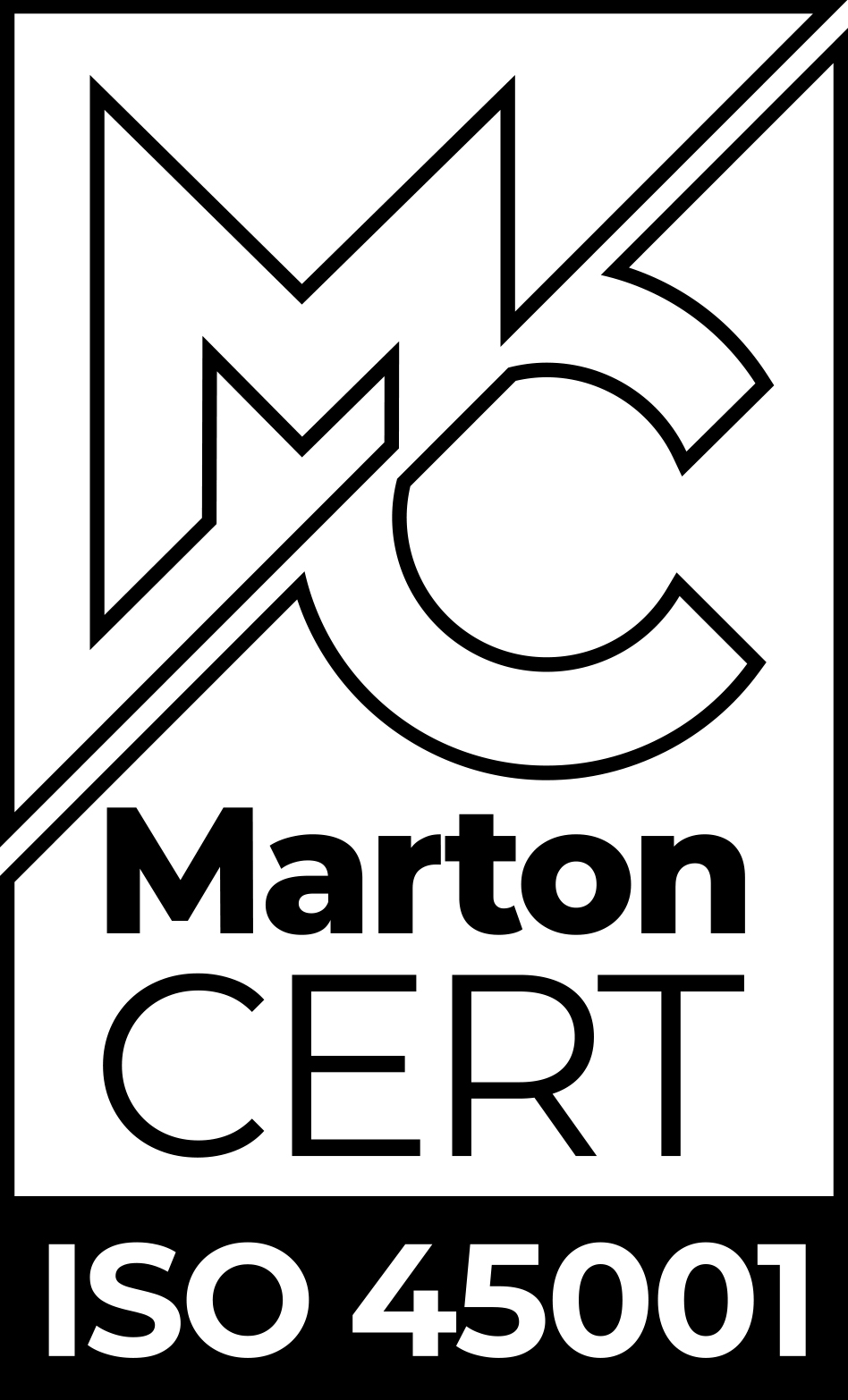 Marton Cert ISO 45001 certification