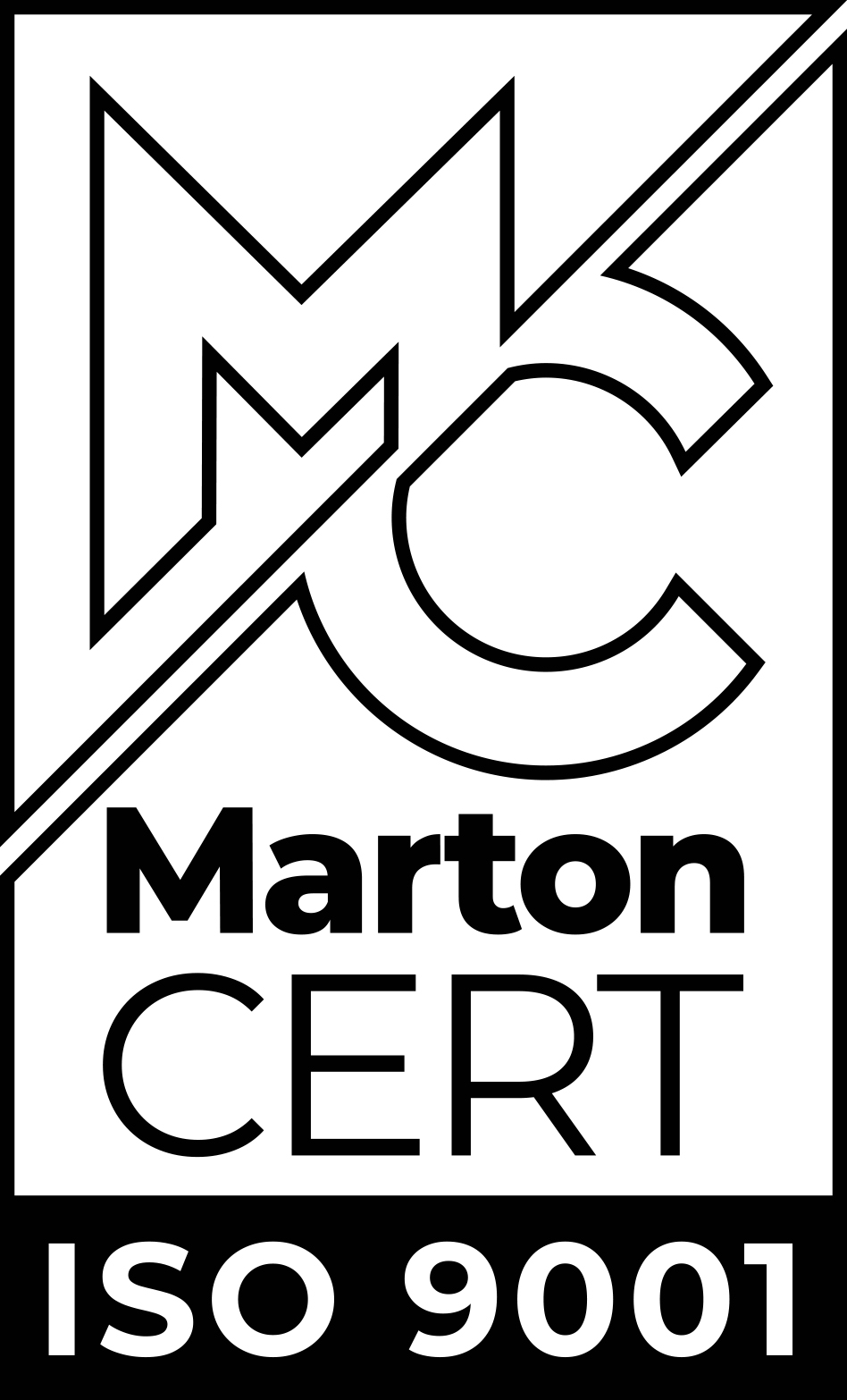 Marton Cert ISO 9001 certification